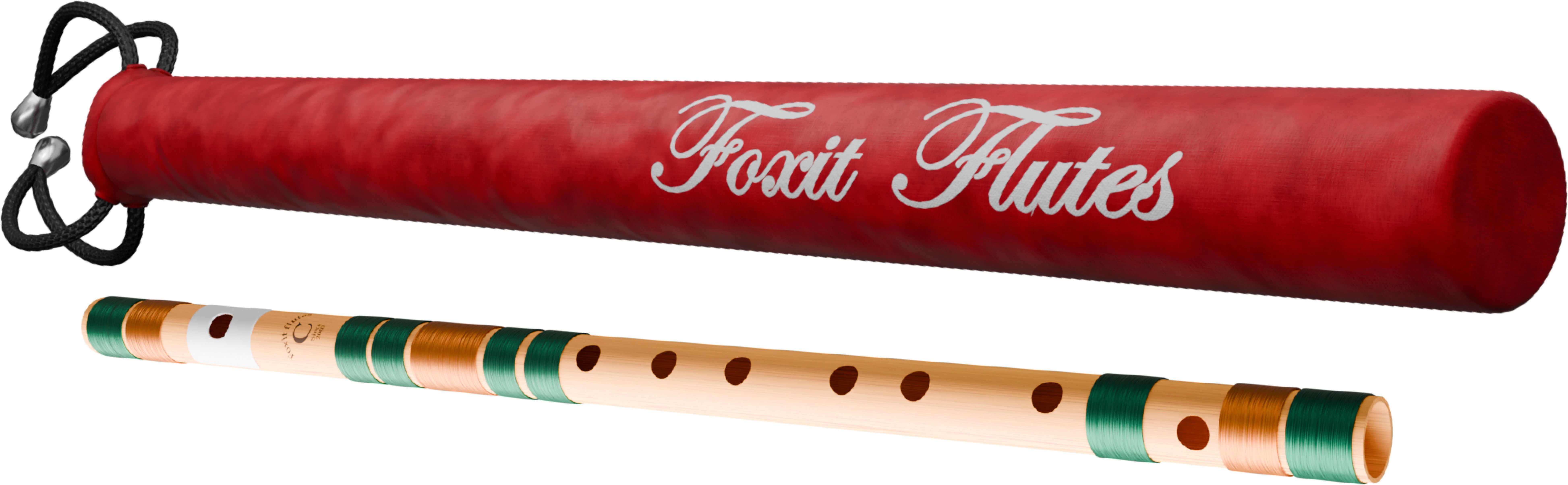 foxit musical D Natural 7 Hole Right Hand Bansuri Size 18 inches Fiber Flute-picture-27