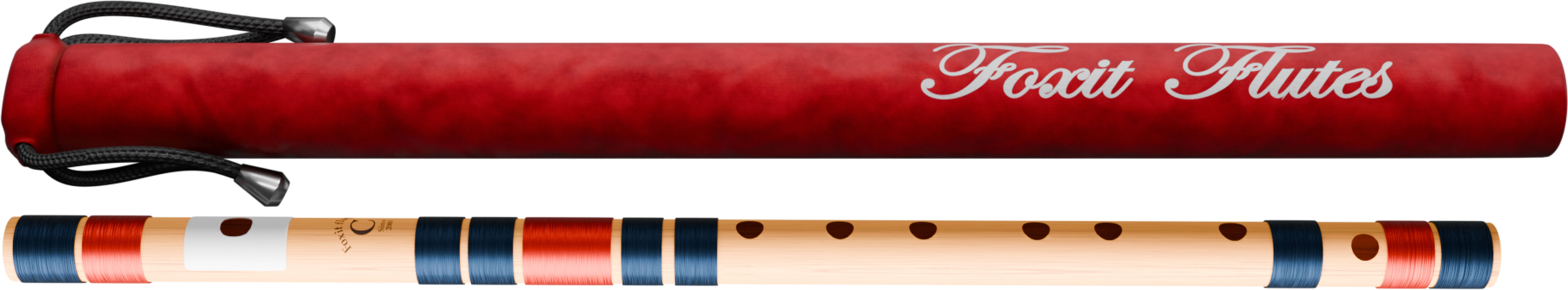 foxit musical C Natural 7 Hole Right Hand Bansuri Size 19 inches Fiber Flute-picture-35