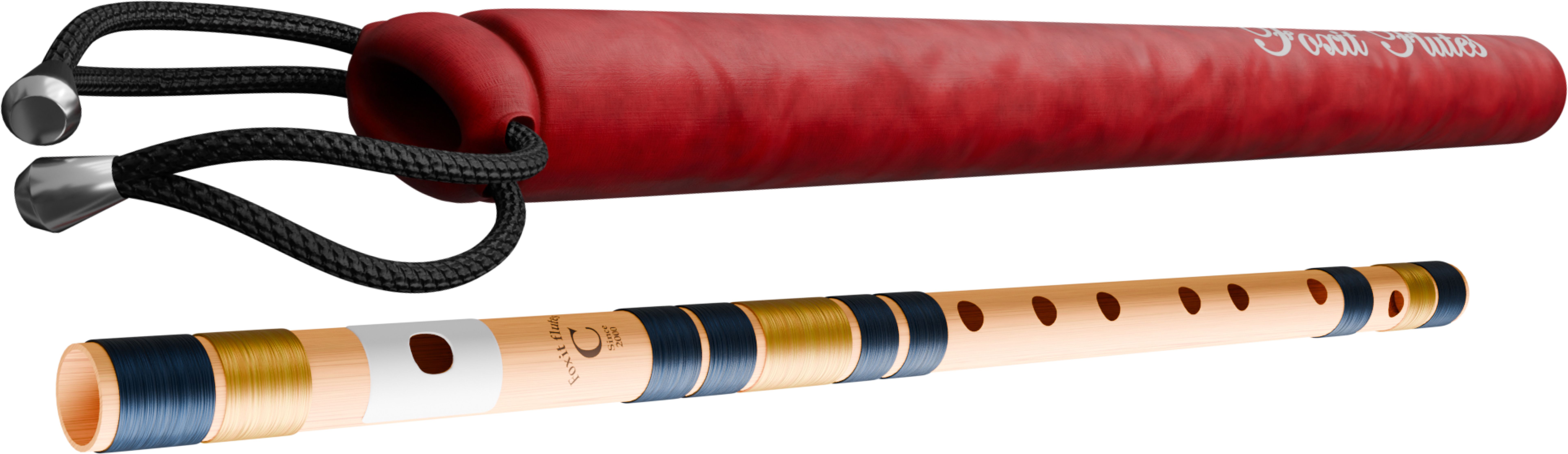 foxit musical D Natural 7 Hole Right Hand Bansuri Size 18 inches Fiber Flute-picture-44