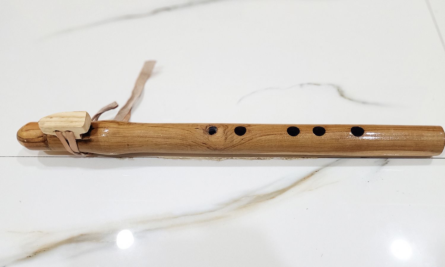 nadvenu Native American Flute - Indian Teak wood Key G Hand Made - Beautiful Sound Wooden Flute-picture-10