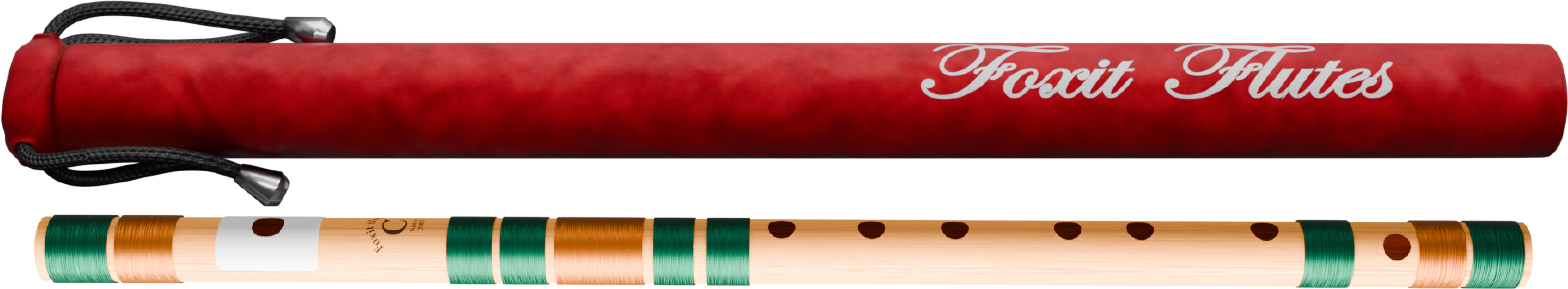 foxit musical C Natural 7 Hole Right Hand Bansuri Size 19 inches Fiber Flute-picture-16