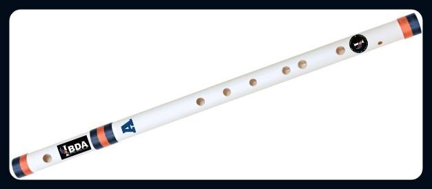 Flute Natural A Scale Professional/Beginner PVC Bansuri PVC Flute-image-30