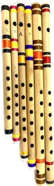 sg musical six set g sharp c sharp g,c,a-b-scale-quality Bamboo Flute image 1