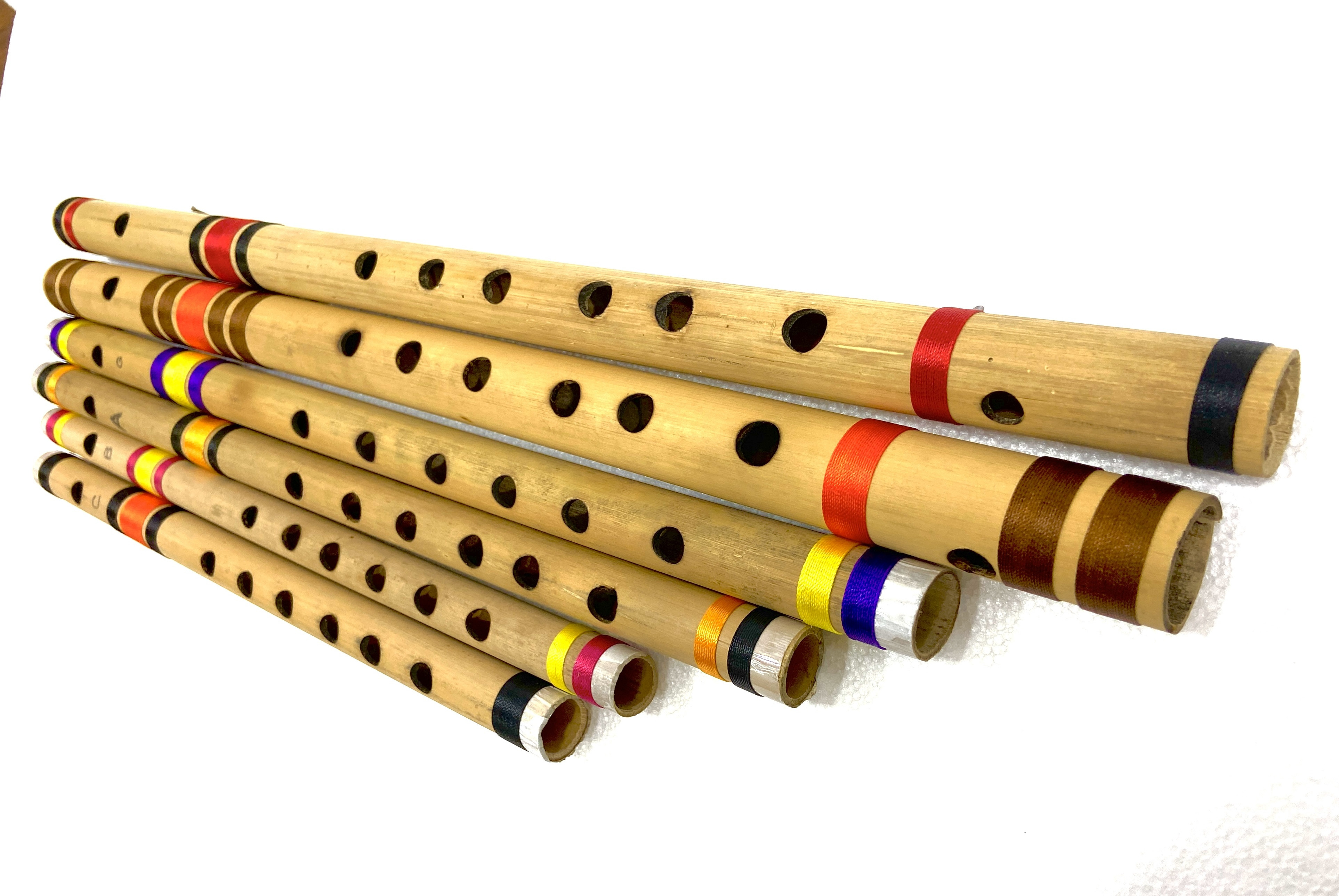 maga mart (SIX PCS )SET C SHARP + G SHARP G SCALE A SCALE C SCALE B SCALE Bamboo Flute image 1
