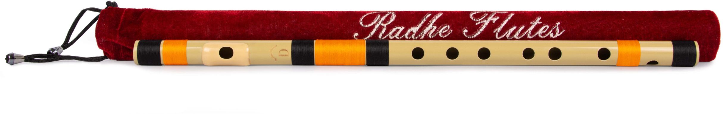 radhe flutes D Natural Middle Octave RIGHT Hand With VELVET COVER PVC Flute-picture-15