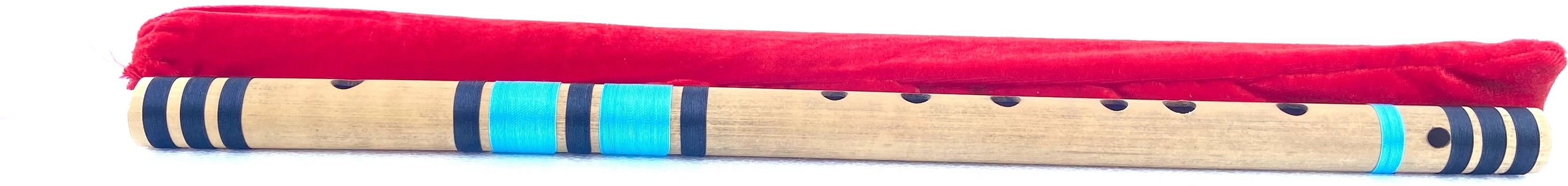 maga mart Right Handed C Natural With Red Bag Velvet Cover 7Hole | PVC Tube Bamboo Flute-picture-11
