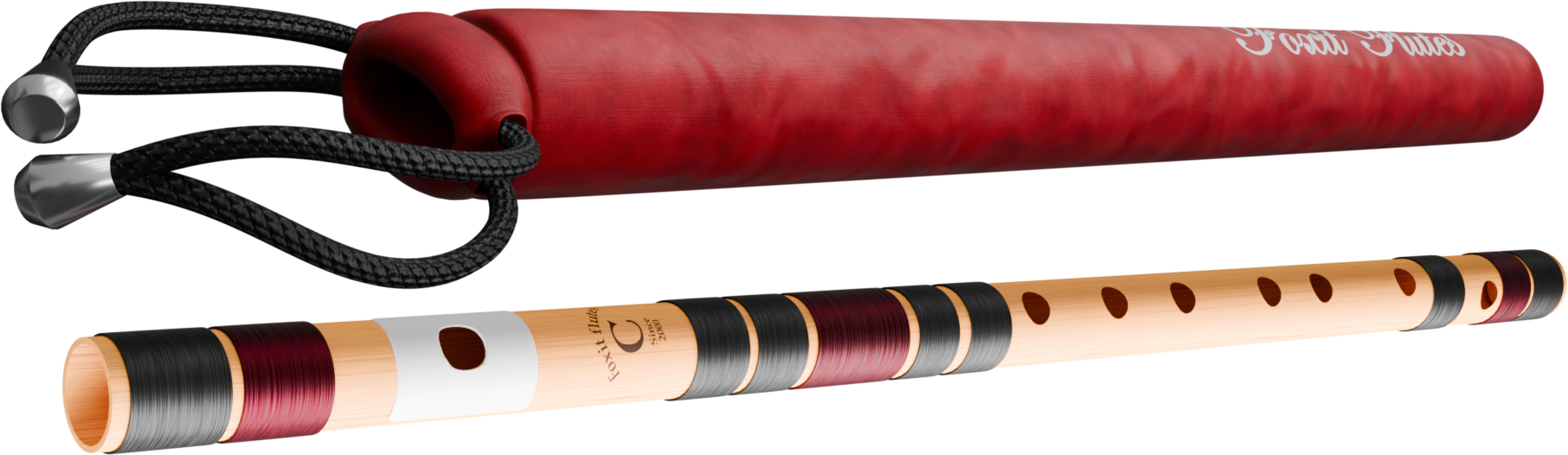 foxit musical D Natural 7 Hole Right Hand Bansuri Size 18 inches Fiber Flute-picture-41