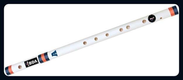 ibda Flute Natural A Scale Professional/Beginner PVC Bansuri PVC Flute-picture-27