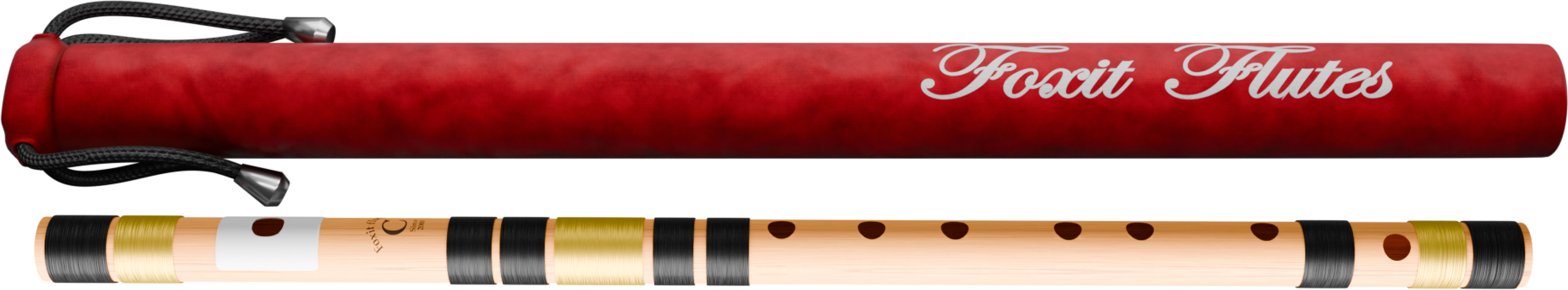 foxit musical C Natural 7 Hole Right Hand Bansuri Size 19 inches Fiber Flute-picture-29