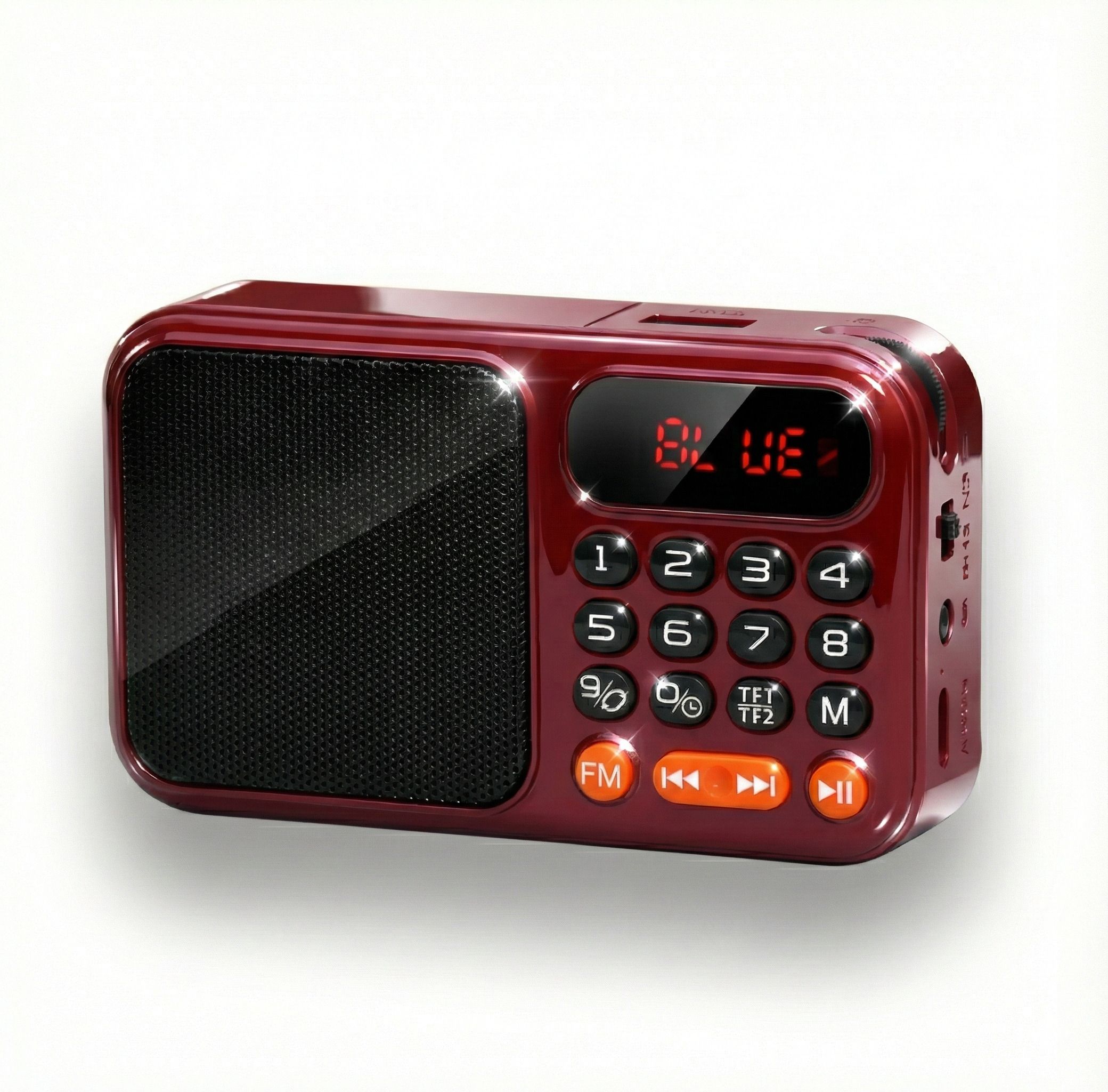 Coracao Pocket FM Bluetooth Speaker with USB, SD & AUX | Portable Mini Music Player FM Radio-picture-15