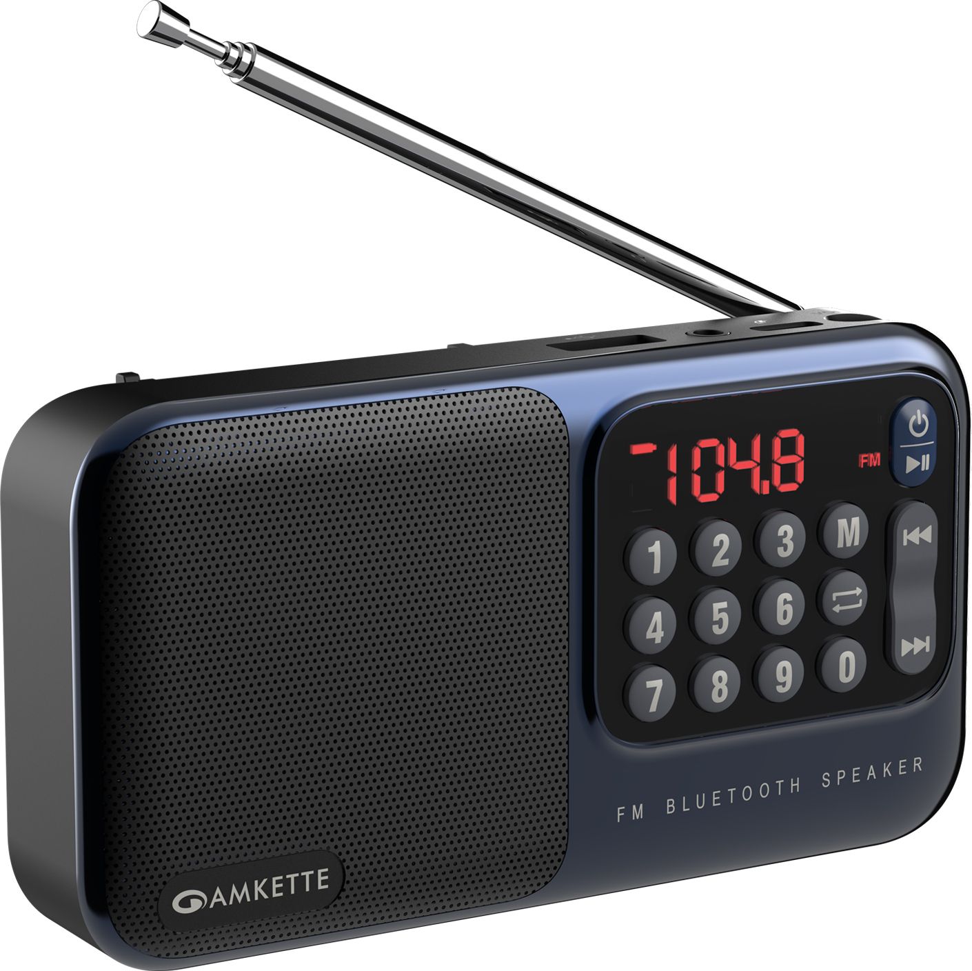 AMKETTE Pocket Mate Bluetooth Speaker with USB, SD Card and Headphone Jack FM Radio-picture-18