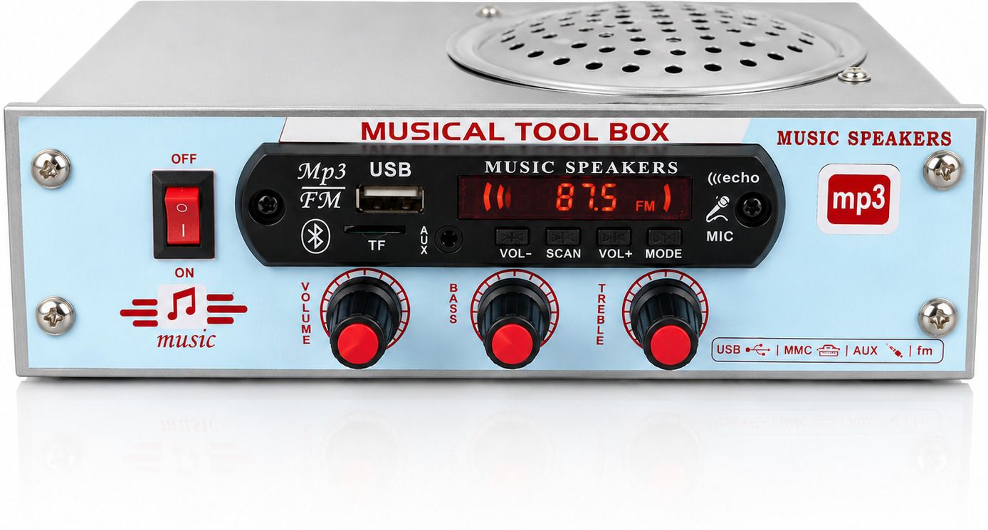 6283,& 7805 IC Using In FM RADIO,Direct Electricity and 12 volt DC FM RADIO 80 W AV Power Amplifier-image-43