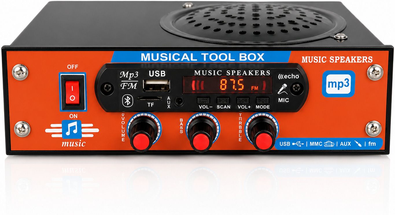 ain Bluetooth FM USB/SDCard,Aux Input,Remote with Volume,Bass and Treble controller 80 W AV Power Amplifier-picture-33