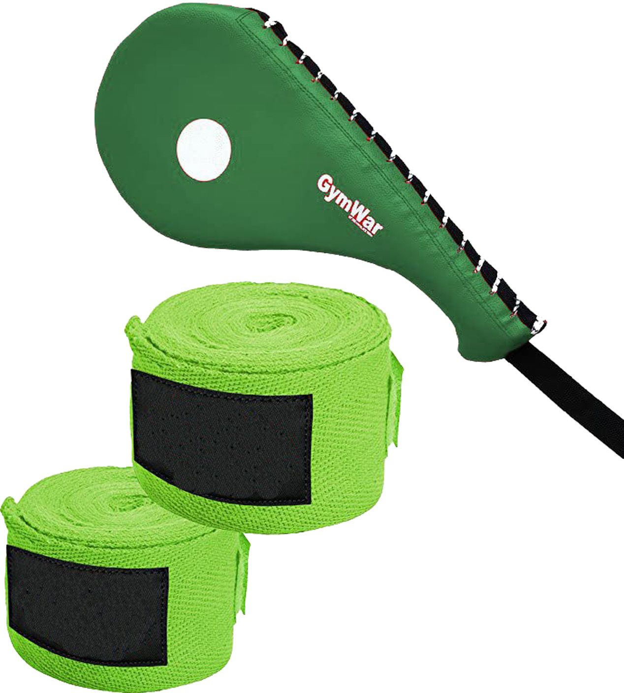 Combo Martial Arts Strike Targets Boxing Karate Pad and Hand Wrap Kicking Shield-image-49