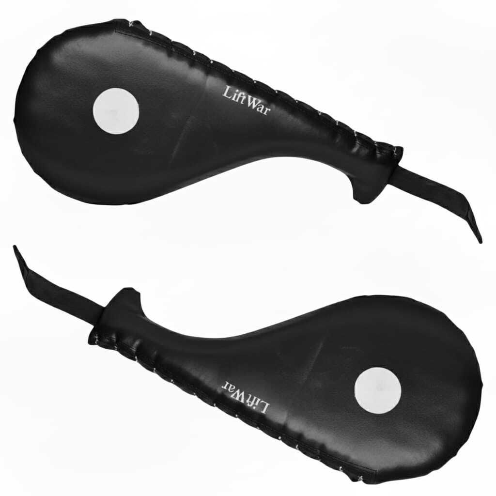 Taekwondo single kick pad 2 combo black Kicking Shield-image-25