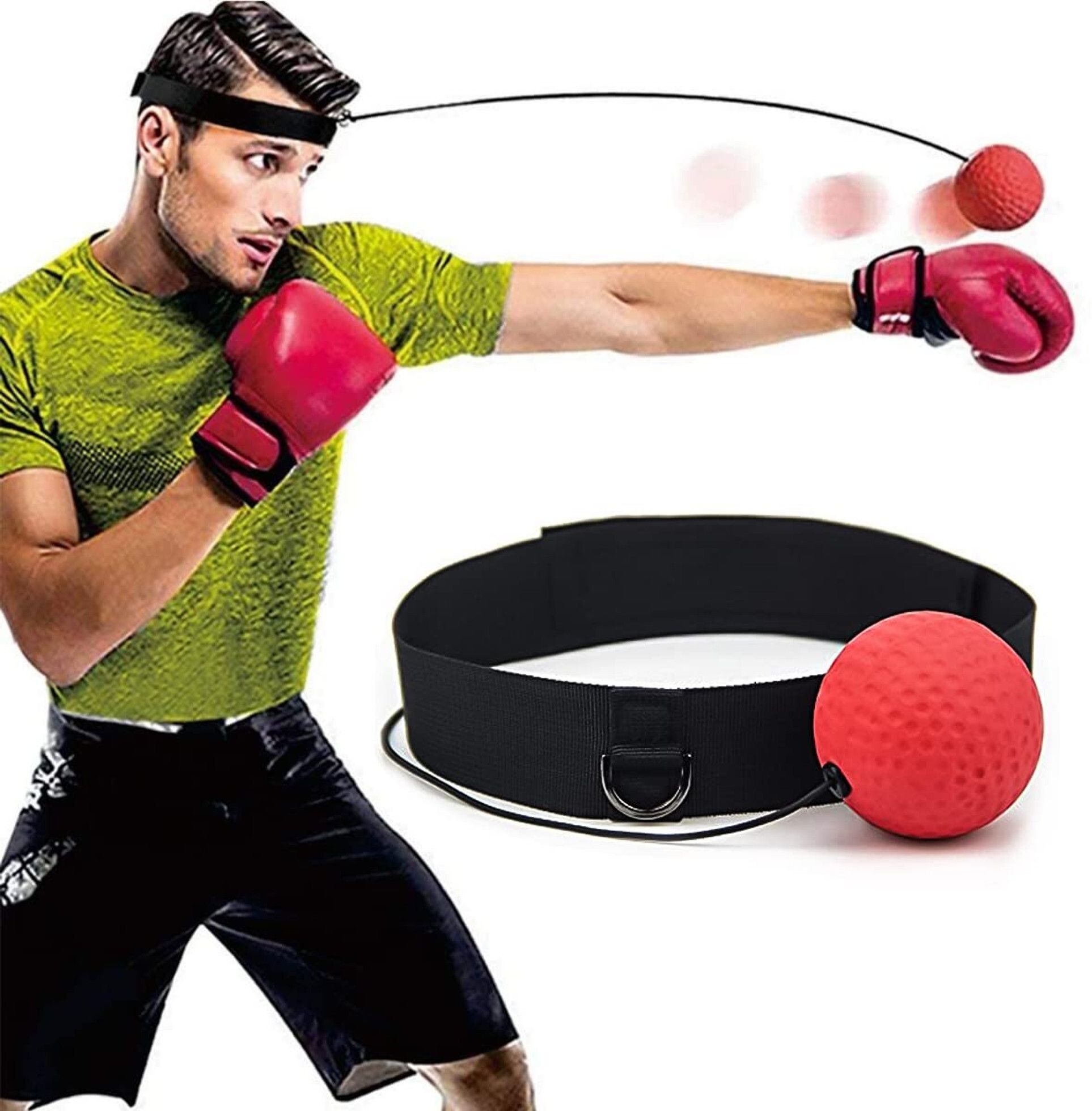 Reflex Ball, Ultimate Reflex Training Equipment Ball with Headband Focus Pad Focus Pad-image-14