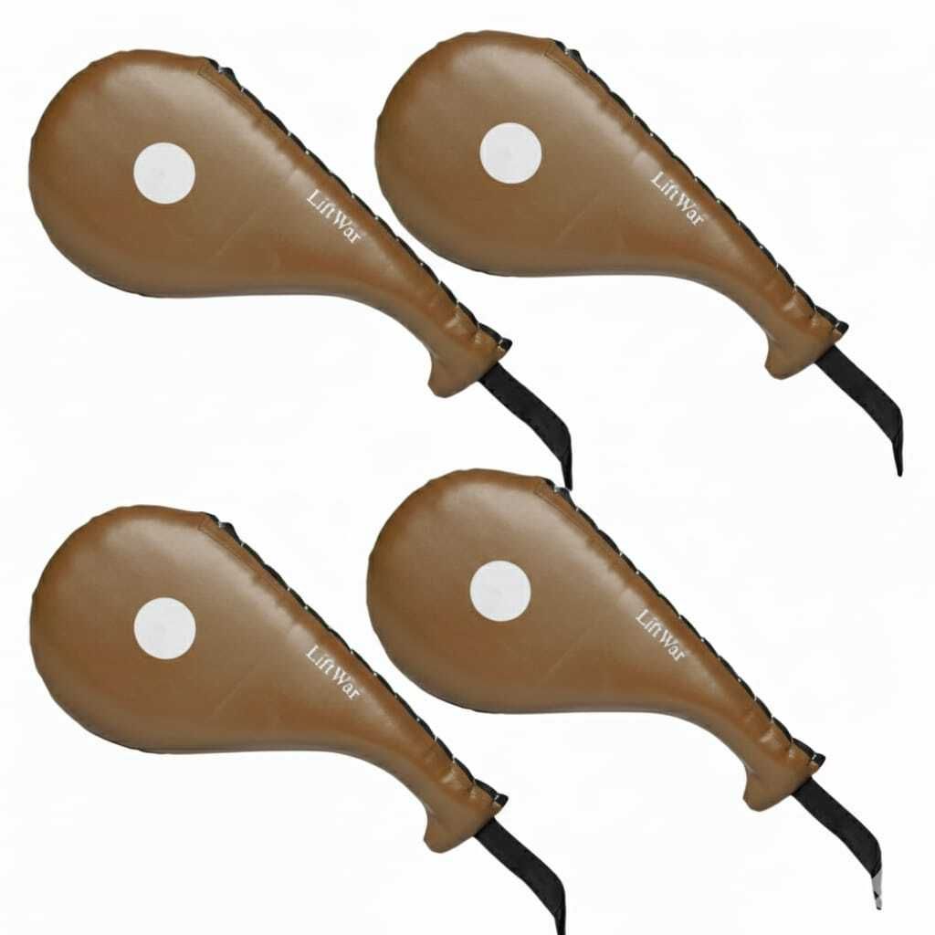 liftwar Taekwondo single kick pad 4 combo brown Kicking Shield-picture-37