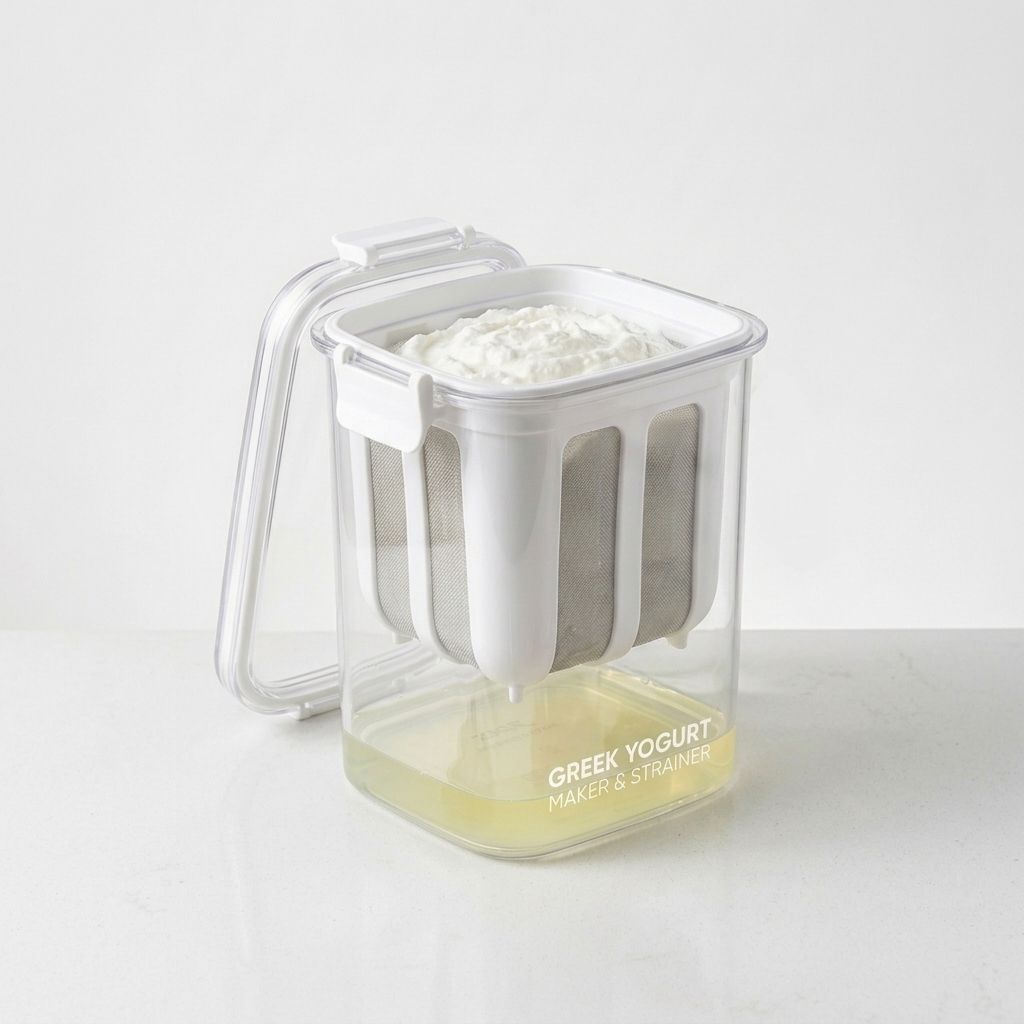 duron 1100ml Yogurt Strainer Box with Fine Yogurt Maker-picture-16