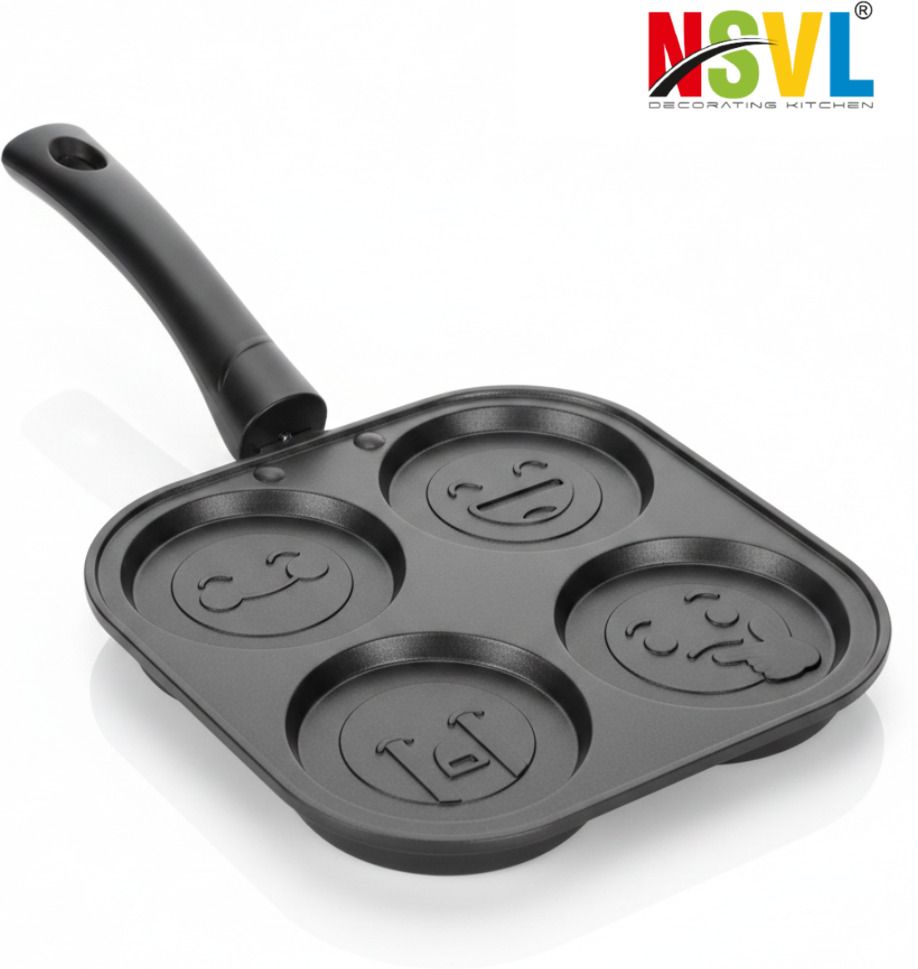 Nonstick 4 cavity Smiley Pancake Maker Pancake Maker-image-41