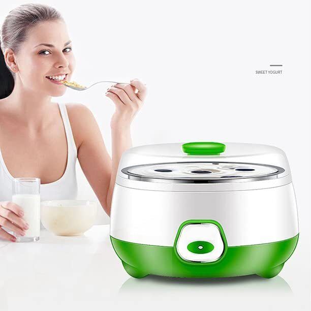 oxerpro SmartBuy Automatic 1L Portable Yogurt Making Machine Stainles Steel Container AM Yogurt Maker-picture-45