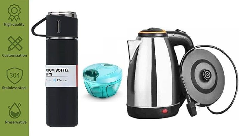Kettle Vaccum Flask plus Chopper set Noodles Maker
