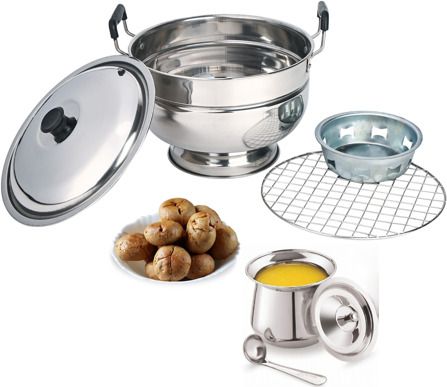 Stainless Steel Bati Oven/Pizza Maker/Gas Tandoor/Barbeque Griller with Ghee Pot Pizza Maker
