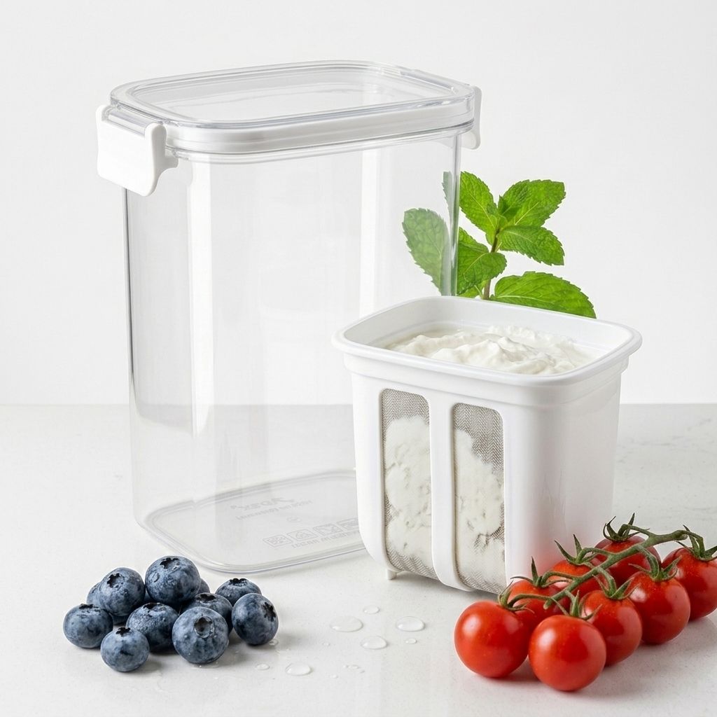 duron 1100ml Yogurt Strainer Box with Fine Yogurt Maker-picture-29