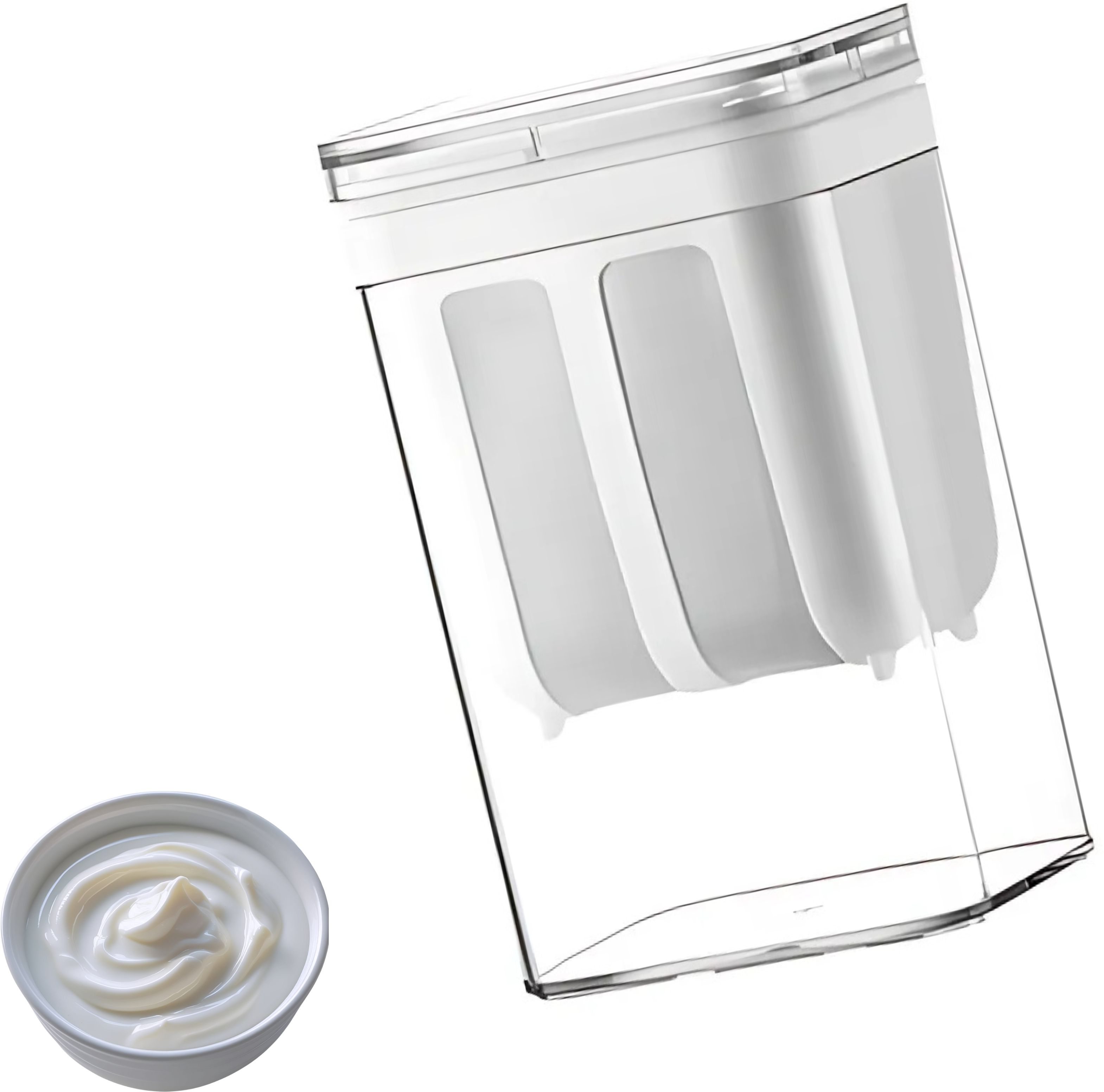 CREAMY YOGURT MAKER| Greek Yogurt Maker-1100 ML | Multipurpose Yogurt Strainer Yogurt Maker-image-21