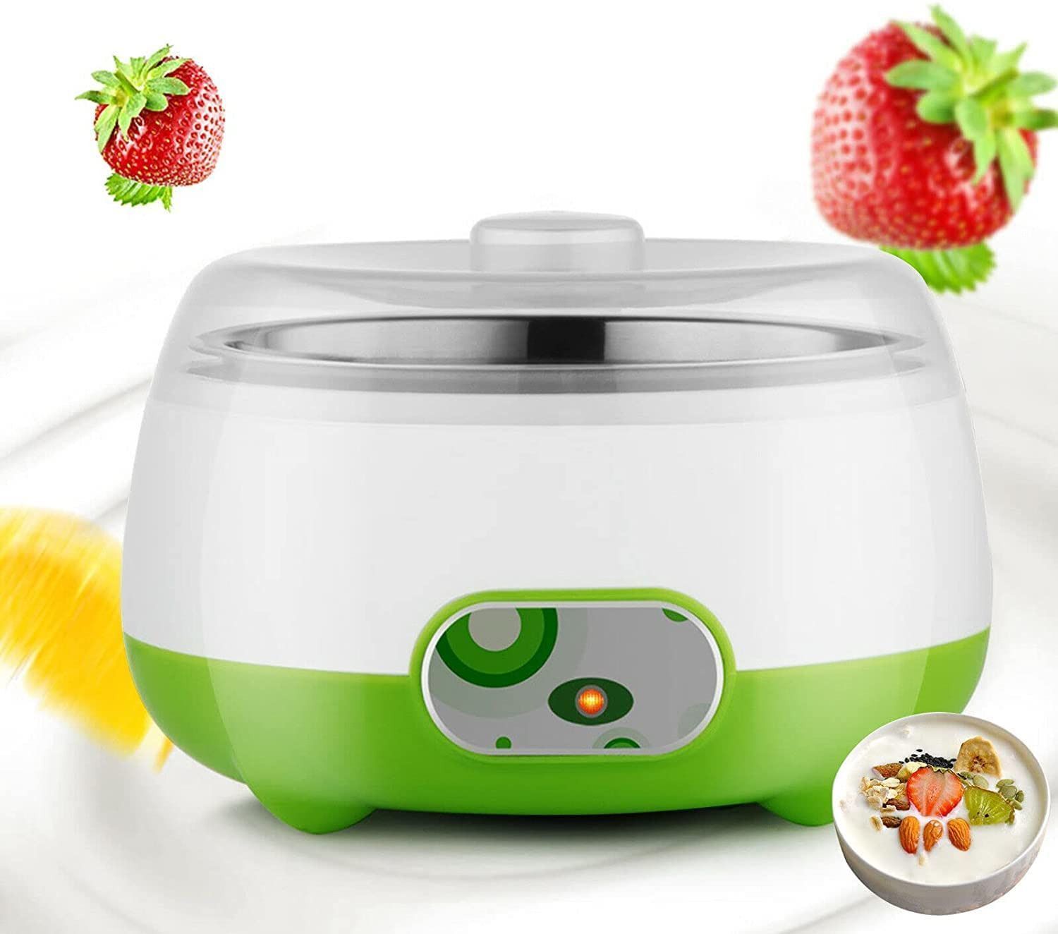 dwiti enterprise Automatic 1L Portable Yogurt Making Machine Stainless Steel Container Dahi Maker Yogurt Maker-picture-3