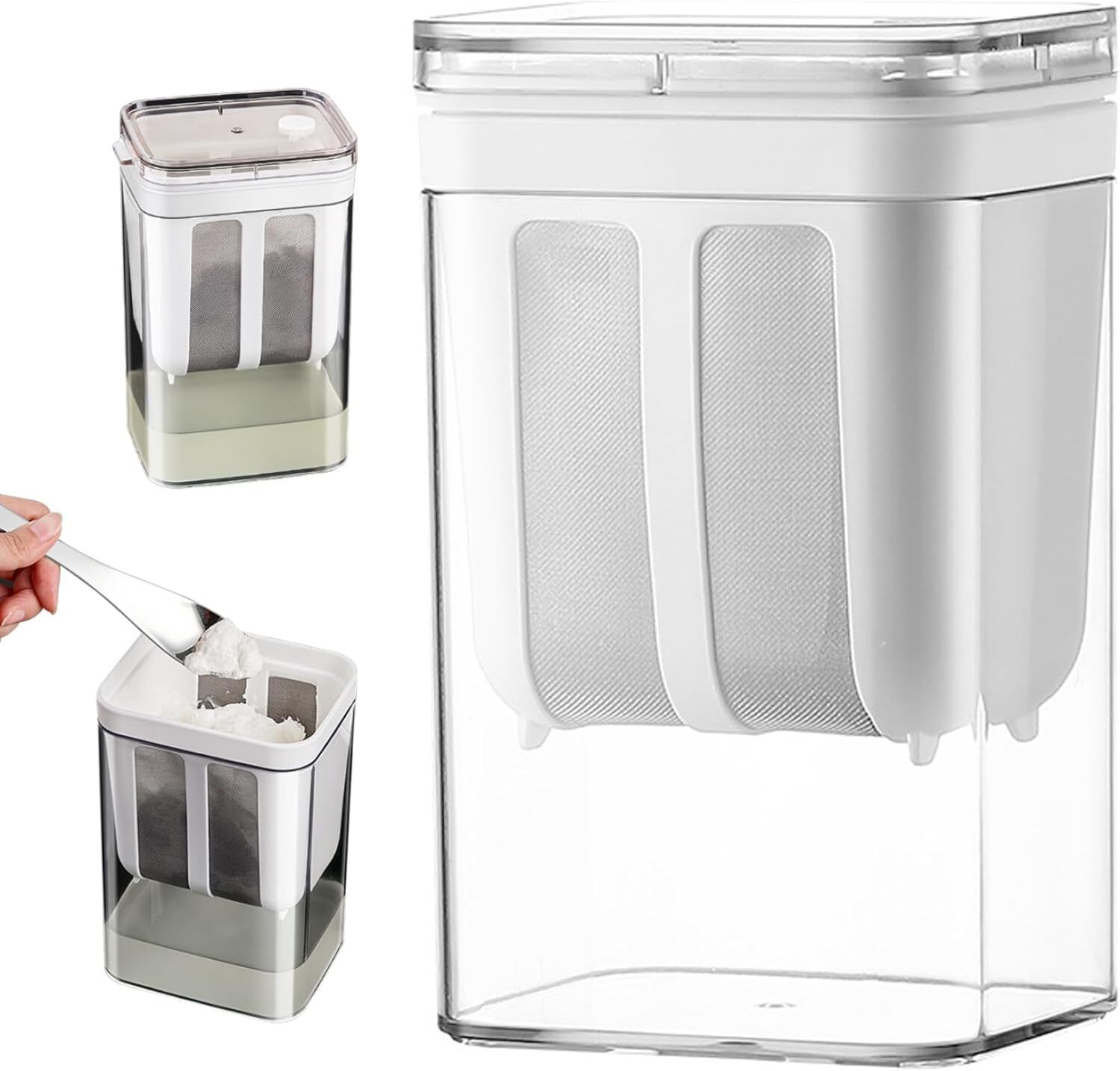 empresa industries Yogurt & Curd Maker/Fine Mesh Strainer with Lid/Hung Curd Strainer Box 1100 ml Yogurt Maker-picture-13