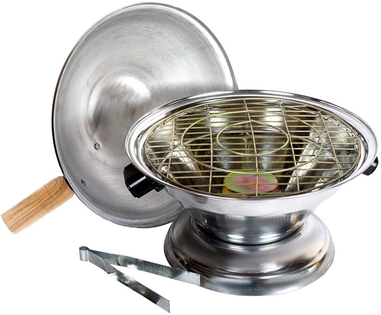 Multi Purpose Oven, Gas Tandoor, Barbeque Griller/Bati/Pizza Maker Set of 1 Pc Food Steamer-image-40