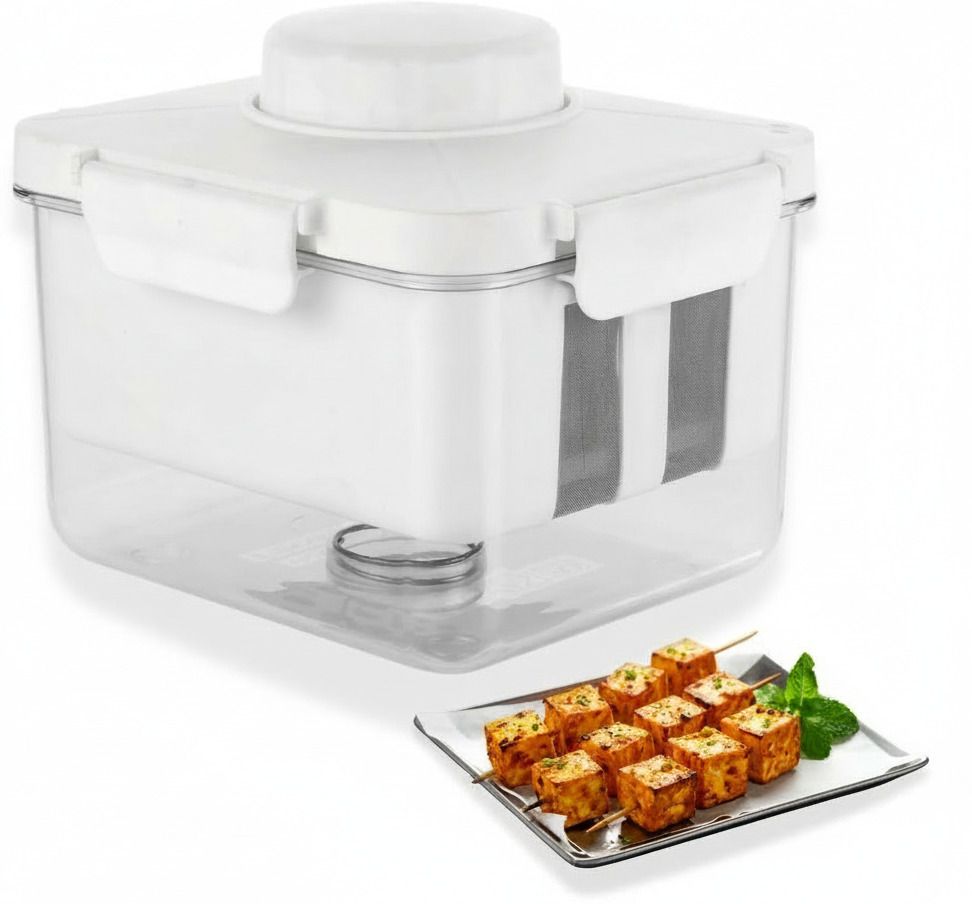 Paneer/Tofu Maker & Draining Mold |Water Remover for Tofu, Paneer & Greek Yogurt Yogurt Maker-image-21