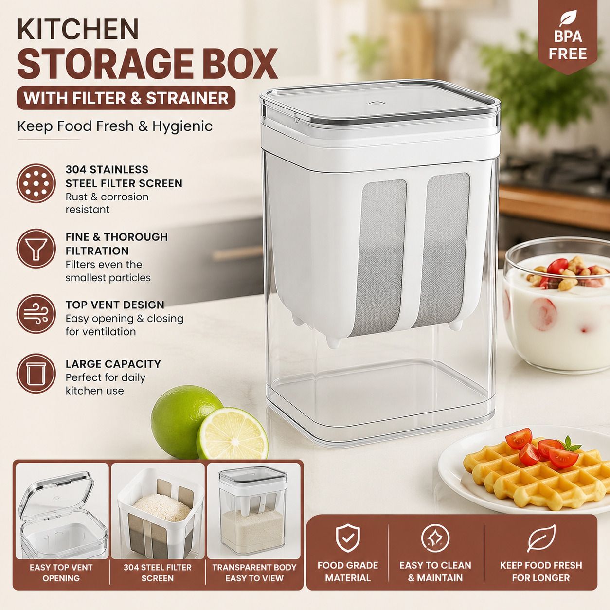 Yogurt Maker |Thick Curd, Paneer, Cheese & Whey Separator Yogurt Maker-image-16