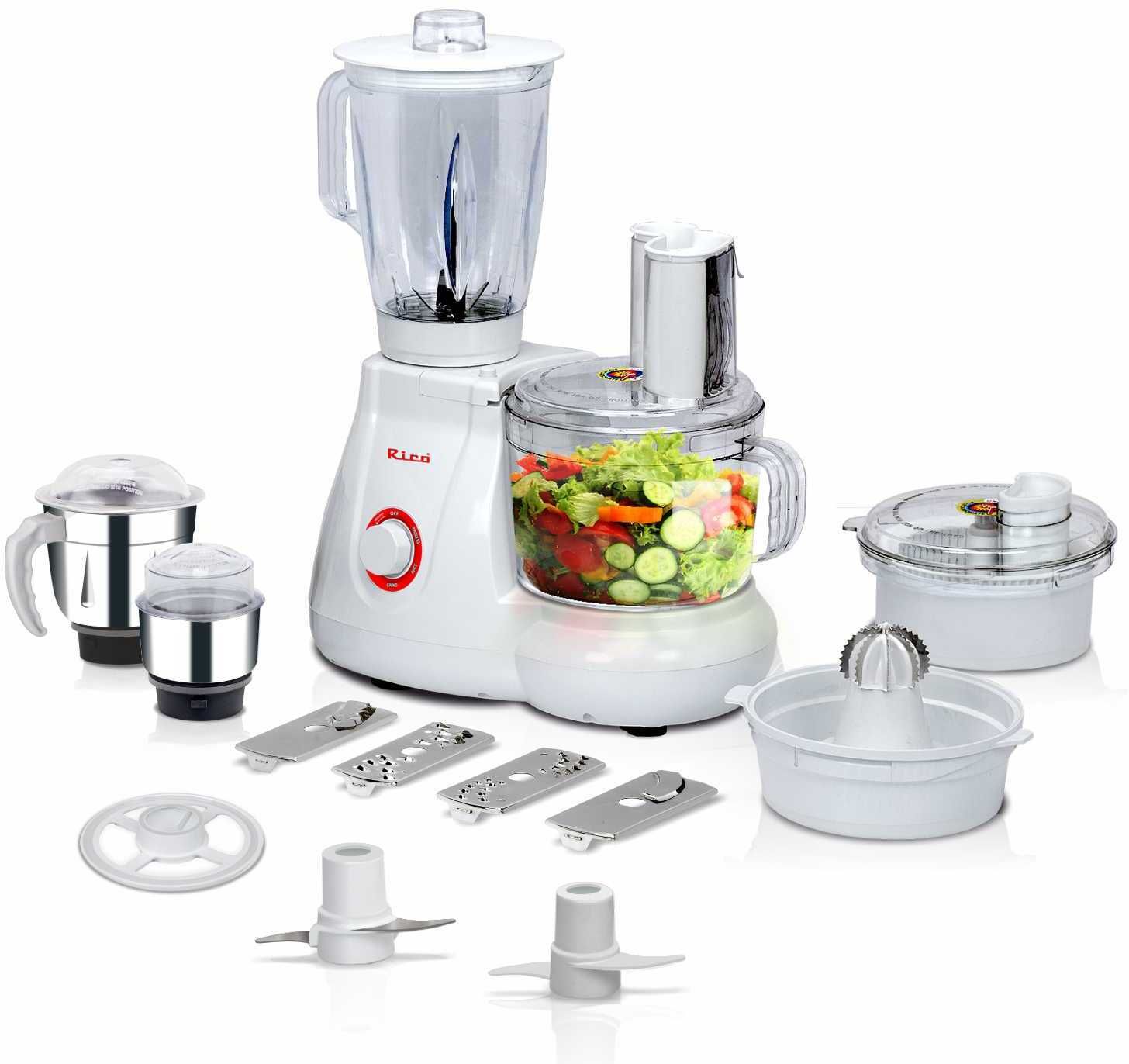 FP101 Food Processor With Coconut Scrapper,Blades & Chutney Jars 700 W Food Processor