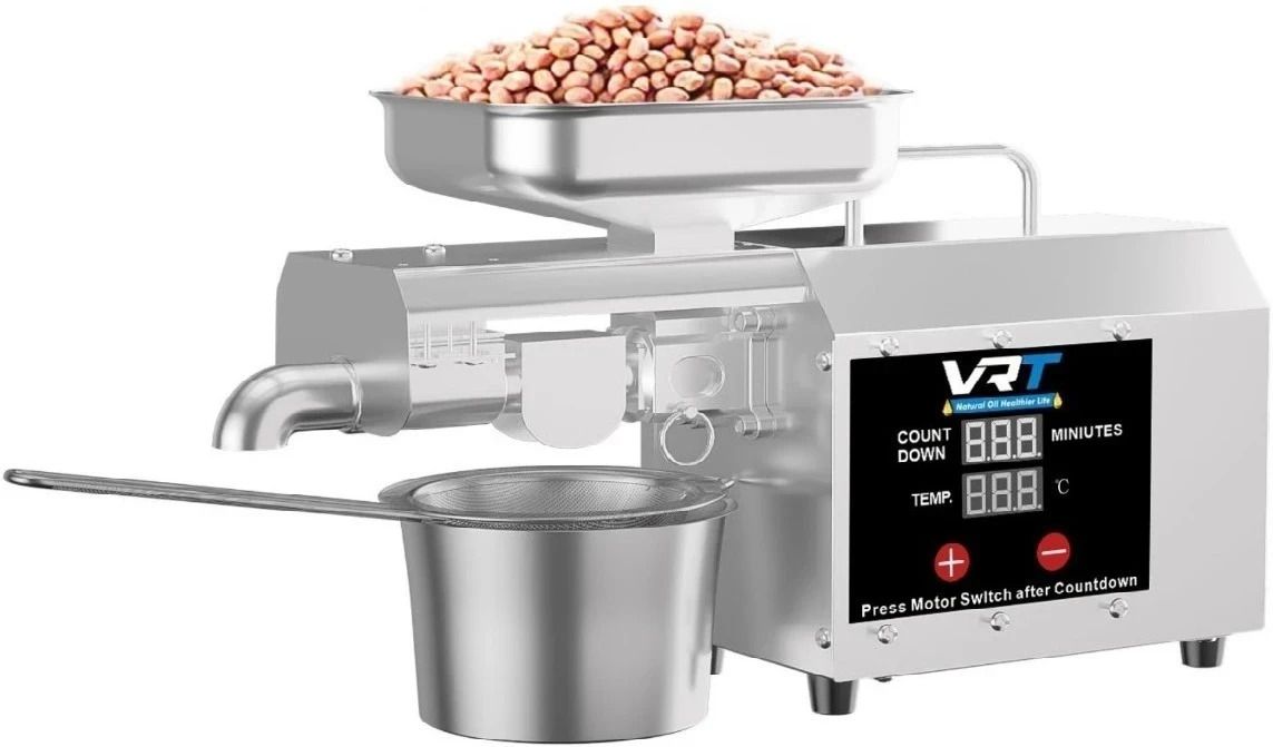 vrt Press/Maker Machine for Home | Digital Temperature Controller Multiple Seed 13Kg 800 W Food Processor-picture-3