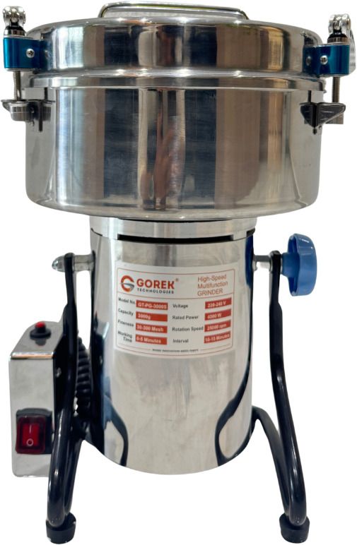 4000W Masala/Spices Grinder Machine with Capacity 3000g & 25000 RPM 1800 W Food Processor-image-3
