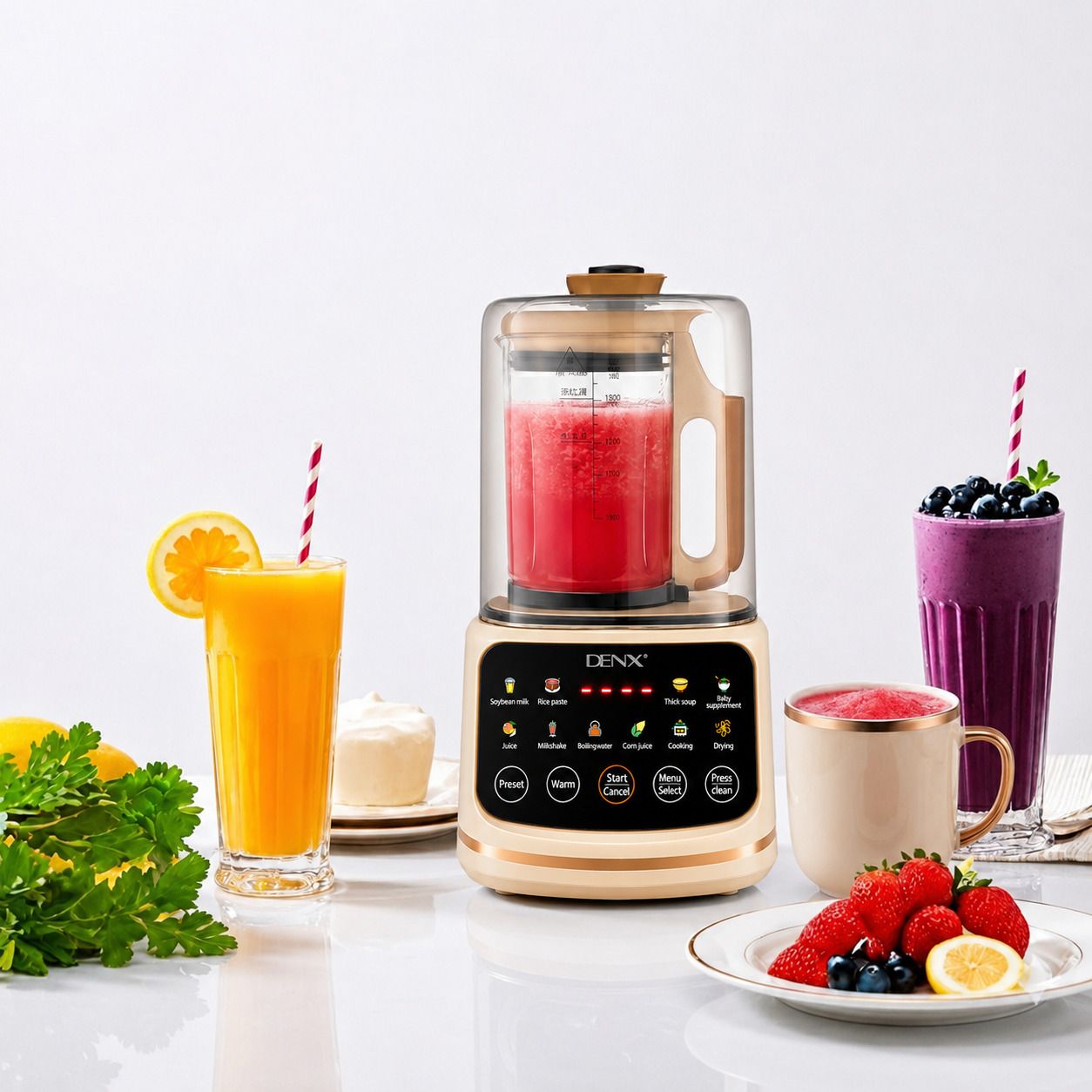 flovtrix 13-in-1 Baby Food Maker Blender & Steamer | Touch Control | BPA-Free | Safe 600 W Food Processor-picture-40
