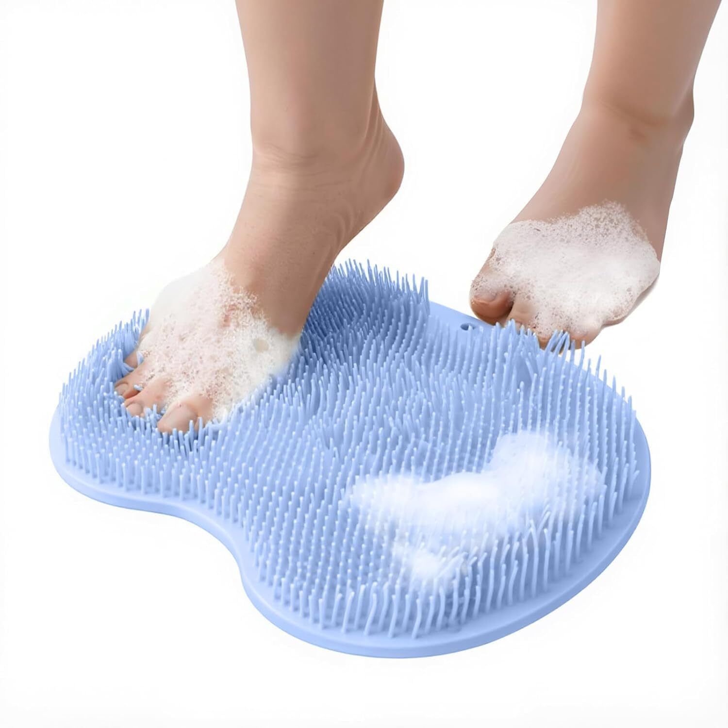 Lazy Silicone Bath Massage Cushion with Suction Cups – Foot Scrubber-image-25