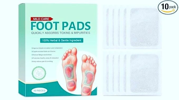 Herbal Foot Detox Pads for Overnight Foot Care | 10 Pads-image-15