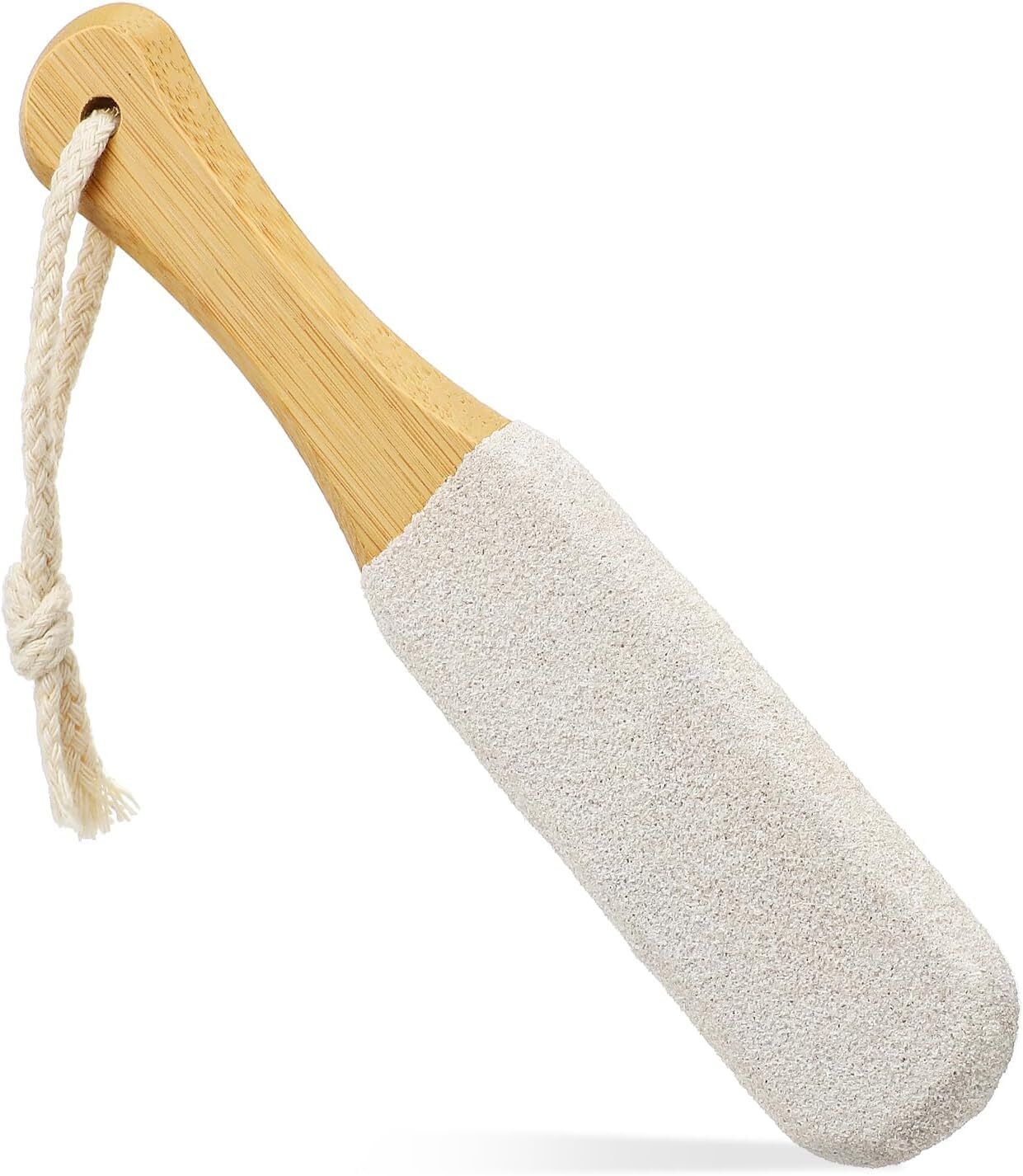 Natural Pumice Stone with Wooden Handle for Callus & Dead Skin Removal-image-49