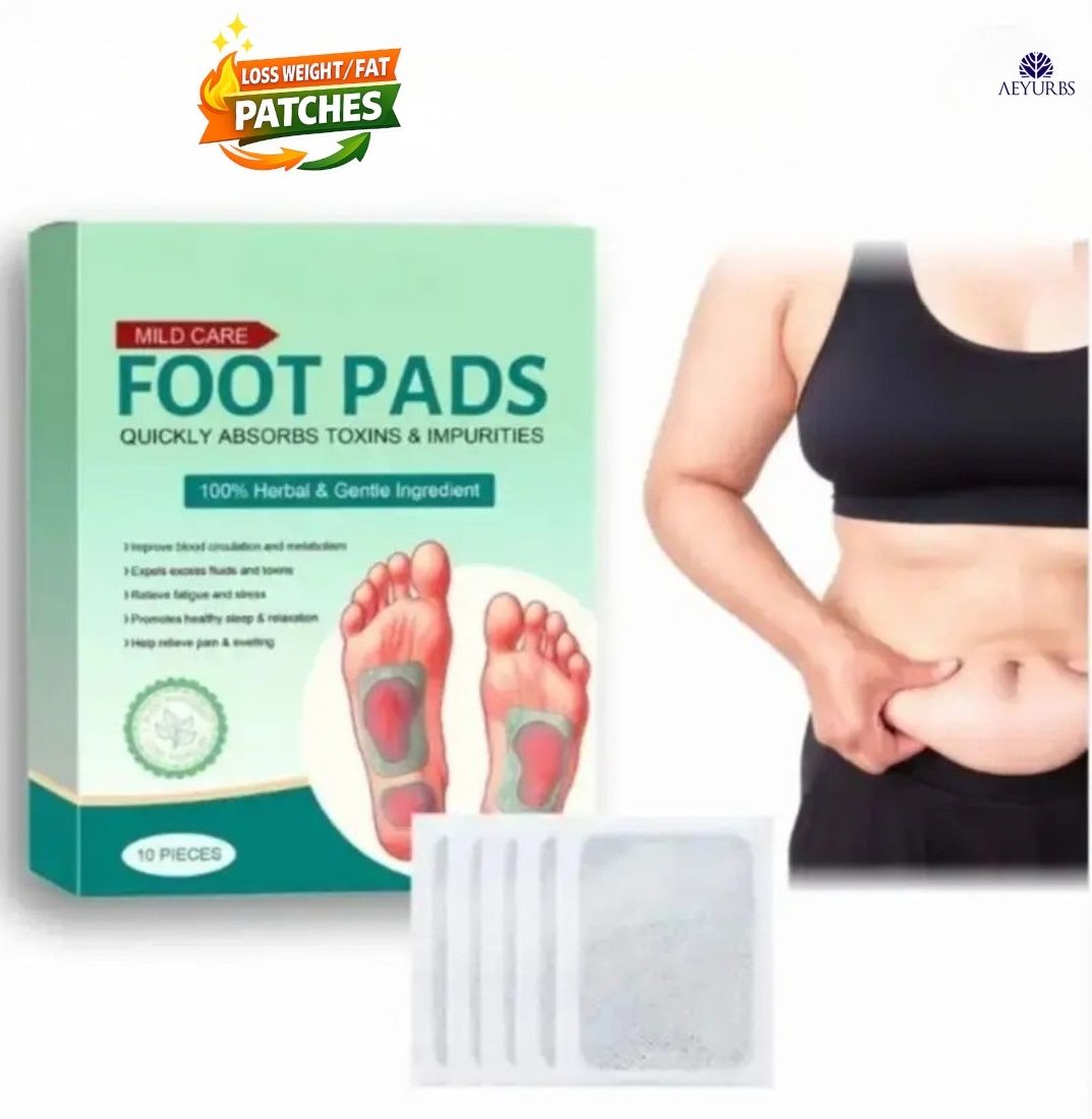 Ginger Foot Patch Weight Loss Body Shape Deep Cleanse Organic Touch Home Therapy-image-8