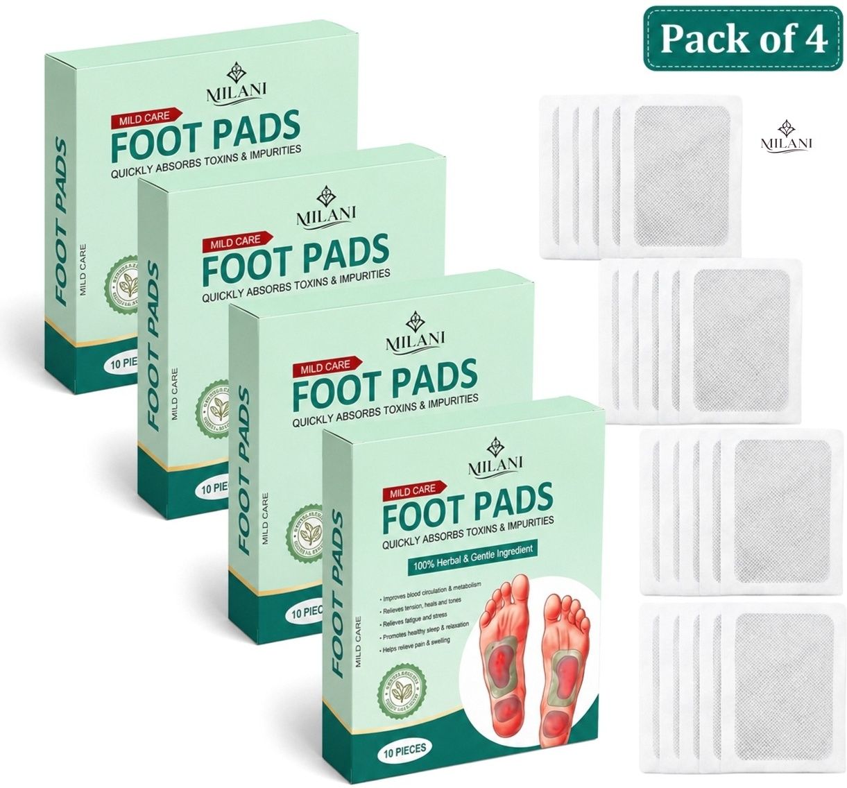 milani Ginger Foot Patches | Relaxation & Everyday Foot Care Support. - Travel &-picture-21