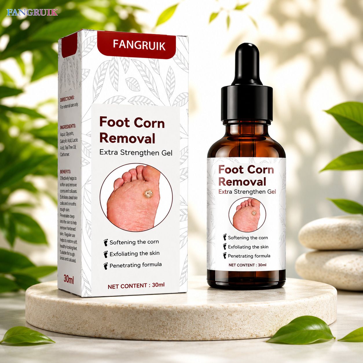 fangruik Corn Softener for Gentle Daily Care of Tough Foot Skin-picture-47