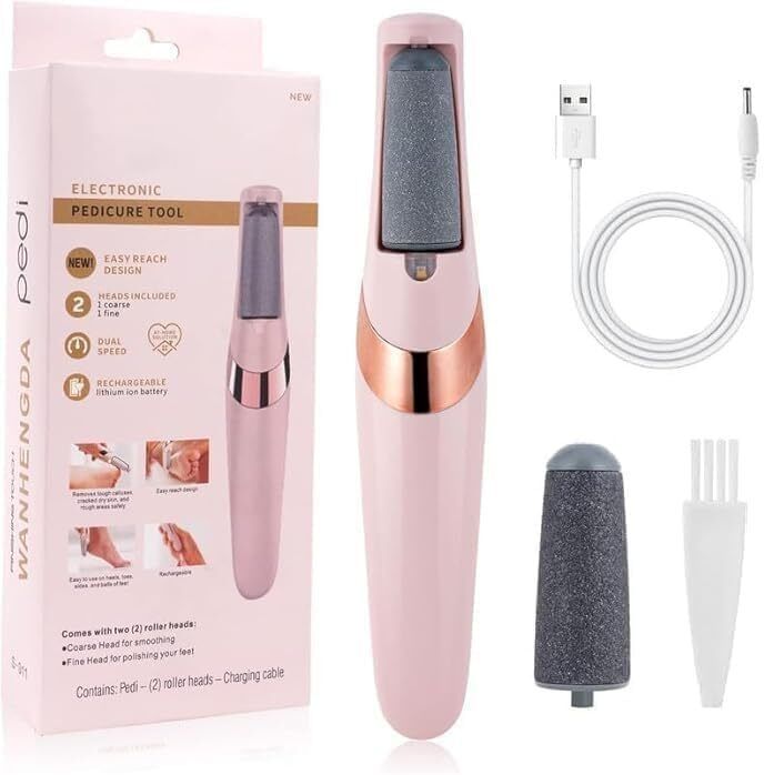 Flawless Pedi Electronic Tool Electric Callus Remover Feet Rechargeable Pedicure-image-44