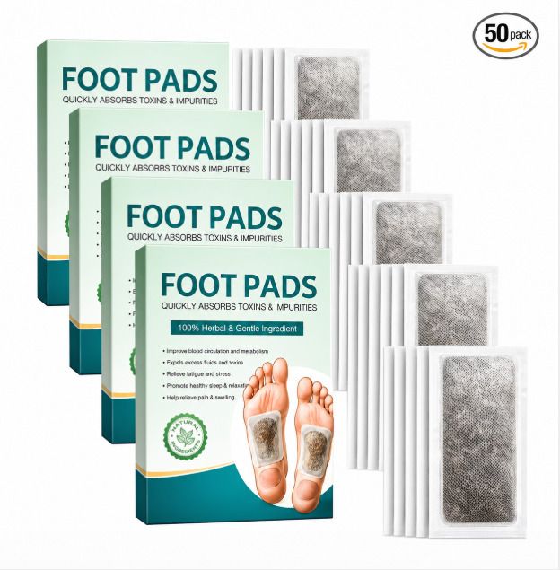 morviyan Ginger Foot Detox Pad For Weight Loss 50 Patches Pack For Herbal Detox-picture-23