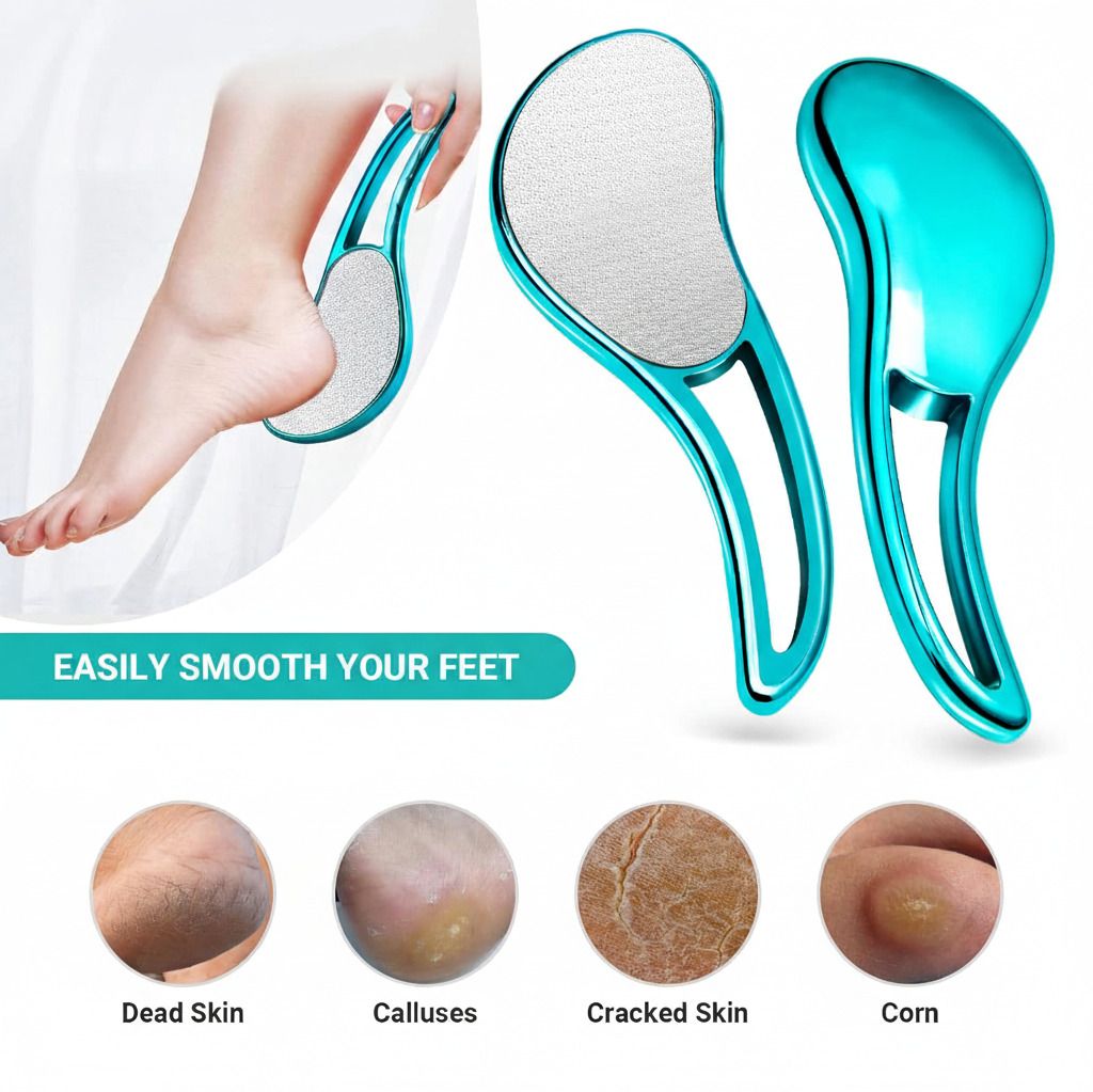 tu4 enterprise Nano Crystal Glass Foot File Foot Scrubber & Heel Scraper for Removing Dead Skin-picture-2