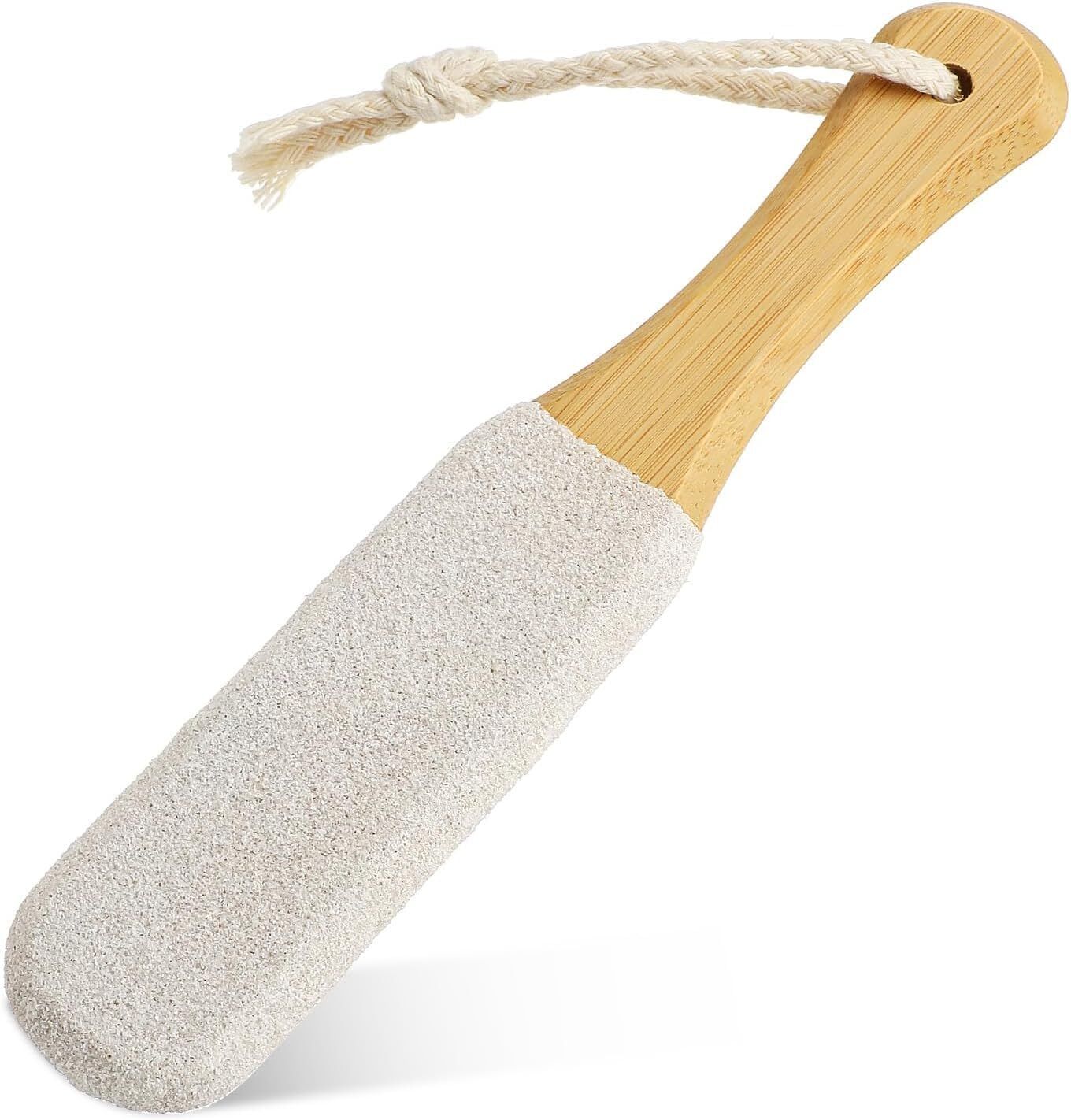 Dual-Sided Wooden Foot File Pedicure Tool – Callus Remover & Dead Skin Scrubber