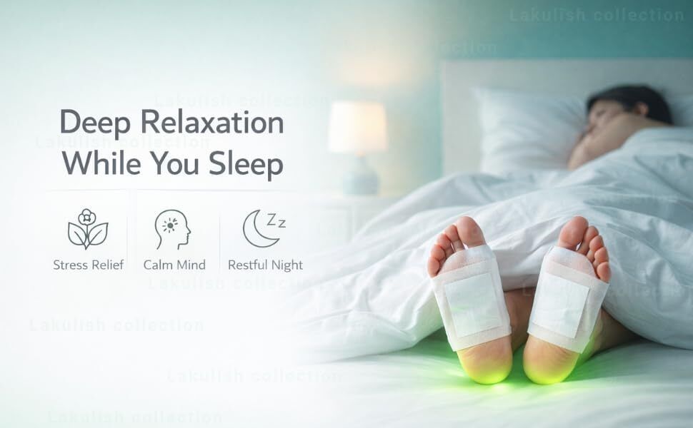 Foot Pads | Herbal Foot Pads – Fatty Liver Resting Aid Foot Pedal Flush-image-41