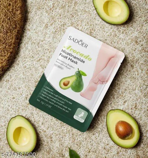 Avocado Foot Mask Moisturizing Mask for Dry Cracked Hydrating Foot Care Socks-image-14