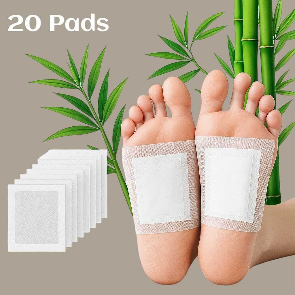 flytouch Herbal Foot Pads for Toxin Relief, Stress Reduction and Full-Body Detox-picture-13